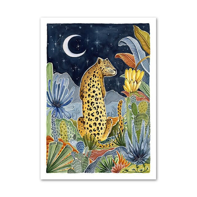 Jungle Luipaard Canvas Posters