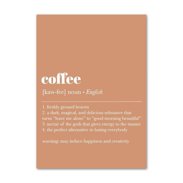 Brood en Koffie Canvas Posters