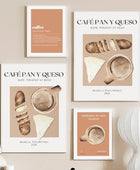 Brood en Koffie Canvas Posters