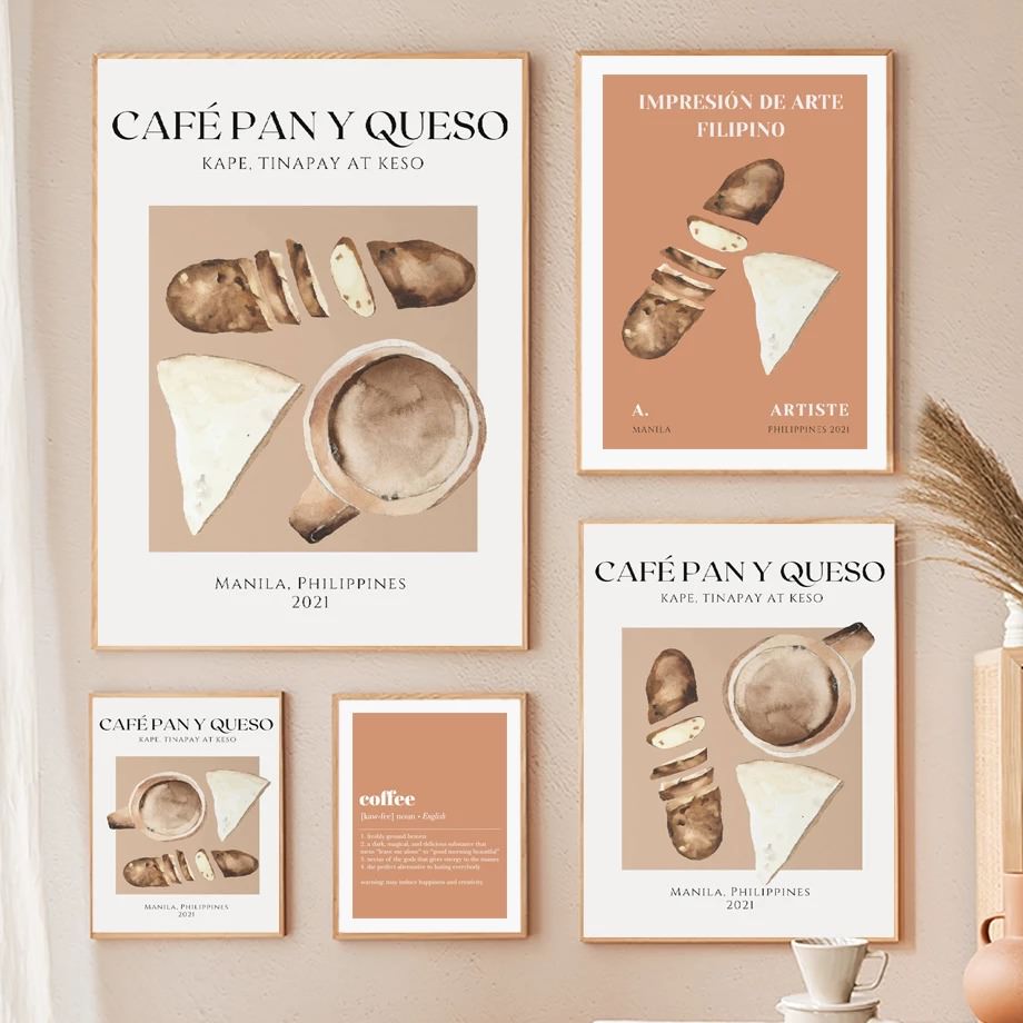 Brood en Koffie Canvas Posters