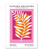 Bright Pink Art Collage Canvas Posters