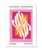 Bright Pink Art Collage Canvas Posters