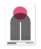 Bright Pink Art Collage Canvas Posters