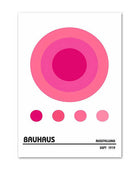 Bright Pink Art Collage Canvas Posters