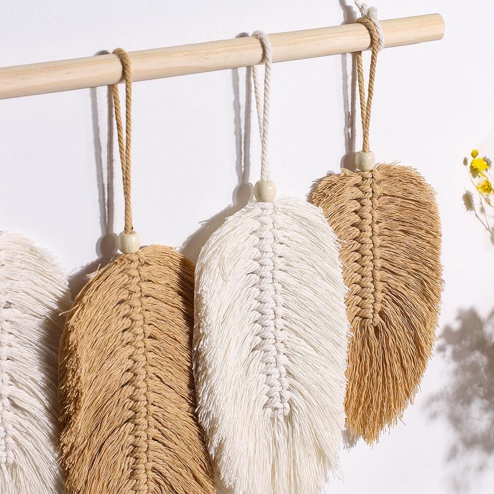 Macramé Veren Boho Wanddecoratie