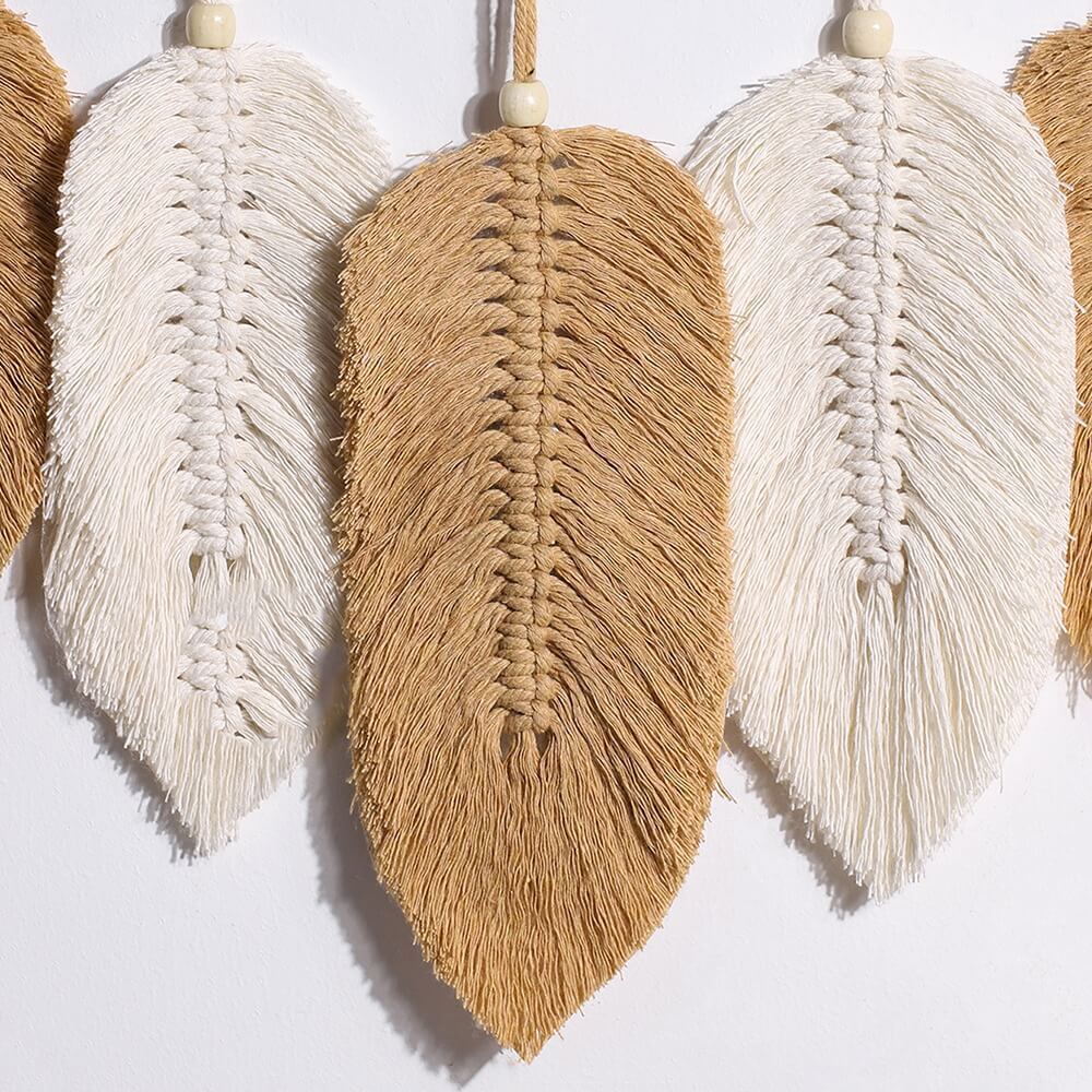 Macramé Veren Boho Wanddecoratie