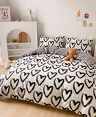Brush Painted Hartjes Beddengoedset