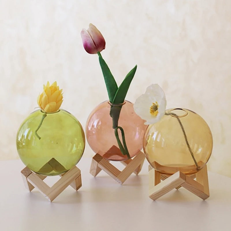 Mini Glazen Bubbelvaas