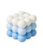 Pastelkleurige Bubbelkubus Geurkaars