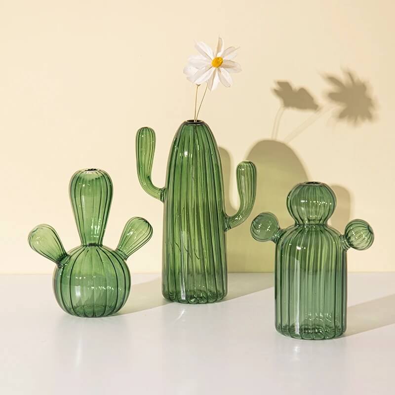 Cactus Glazen Vaas