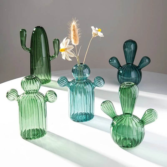 Cactus Glazen Vaas