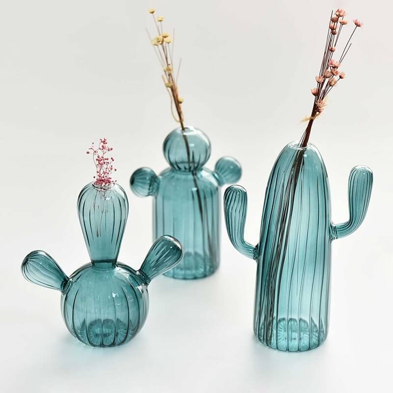 Cactus Glazen Vaas