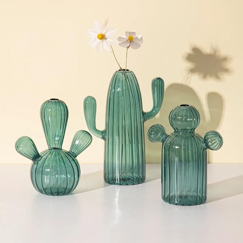 Cactus Glazen Vaas