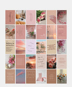 Wandcollage Kaarten met Kleuren en Quotes
