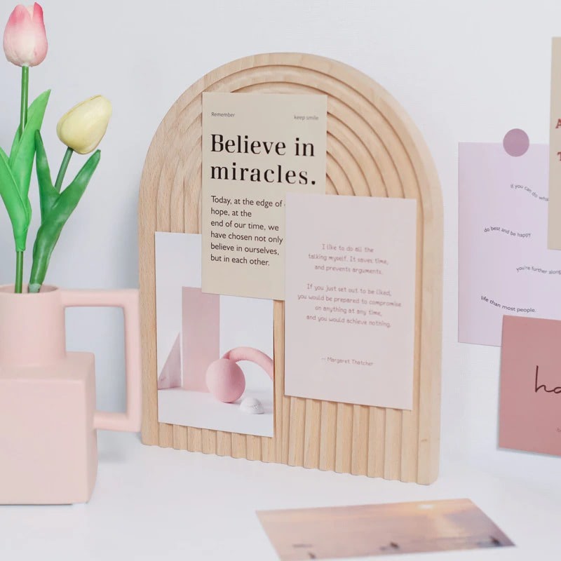 Wandcollage Kaarten met Kleuren en Quotes