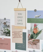 Wandcollage Kaarten met Kleuren en Quotes