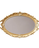 Coquette Aesthetic Vintage Ovalen Spiegeltray