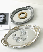 Coquette Aesthetic Vintage Ovalen Spiegeltray