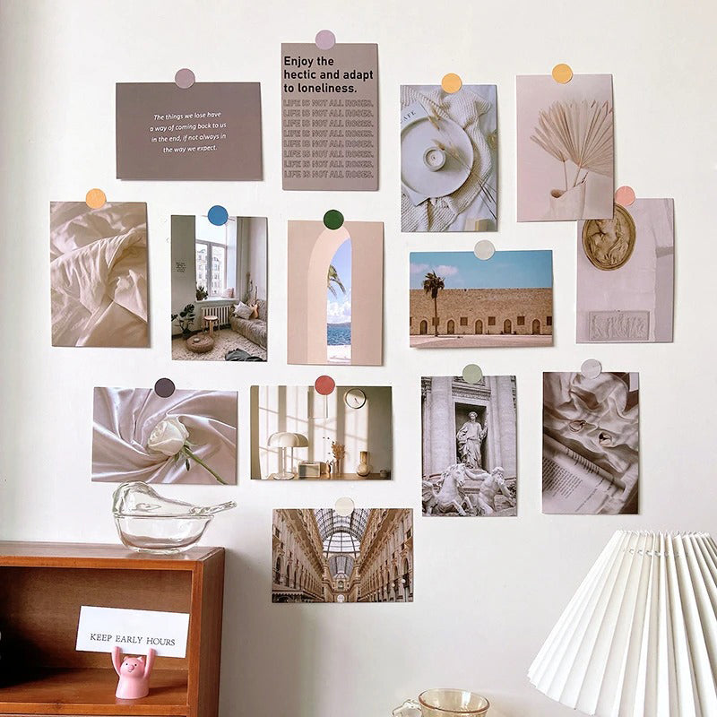 Minimalistische Architectuur Wandcollage Kaarten