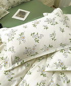 Vintage Kamille Bloemen Beddengoedset