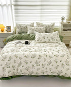 Vintage Kamille Bloemen Beddengoedset