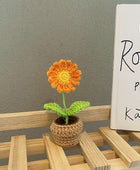 Gehaakte Mini Bloemen in Potjes