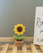 Gehaakte Mini Bloemen in Potjes