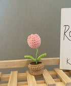 Gehaakte Mini Bloemen in Potjes