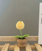 Gehaakte Mini Bloemen in Potjes