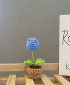 Gehaakte Mini Bloemen in Potjes