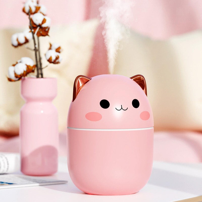 Kawaii Kat Mini Desktop Luchtbevochtiger