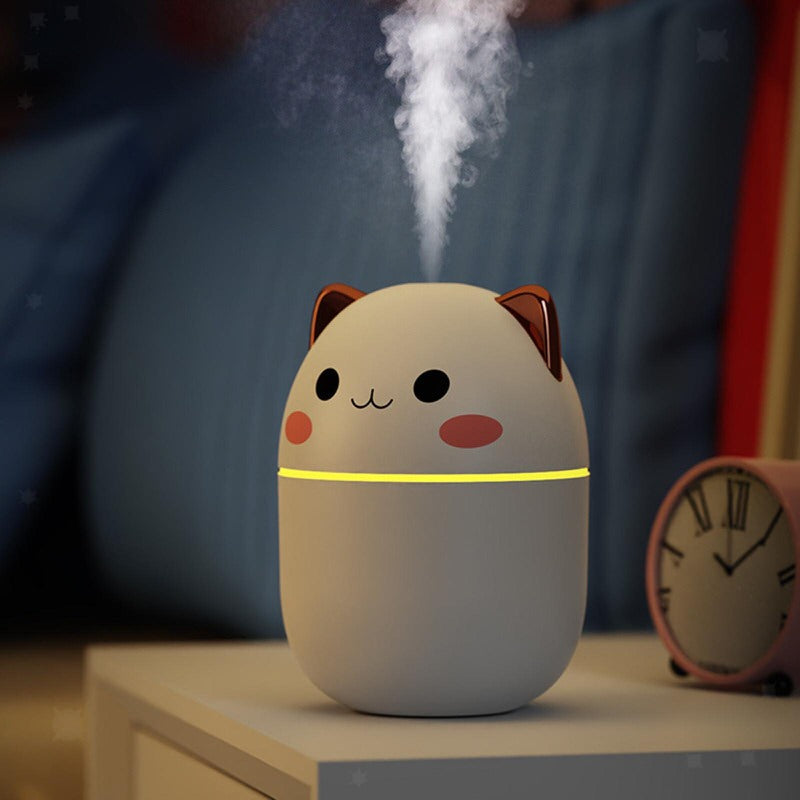 Kawaii Kat Mini Desktop Luchtbevochtiger