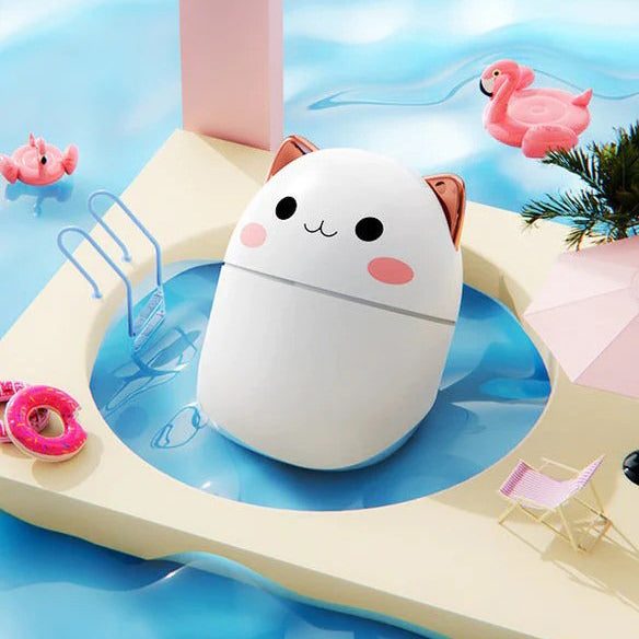Kawaii Kat Mini Desktop Luchtbevochtiger