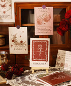 Vintage Rozen Wandcollage Kaarten