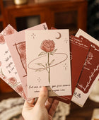 Vintage Rozen Wandcollage Kaarten