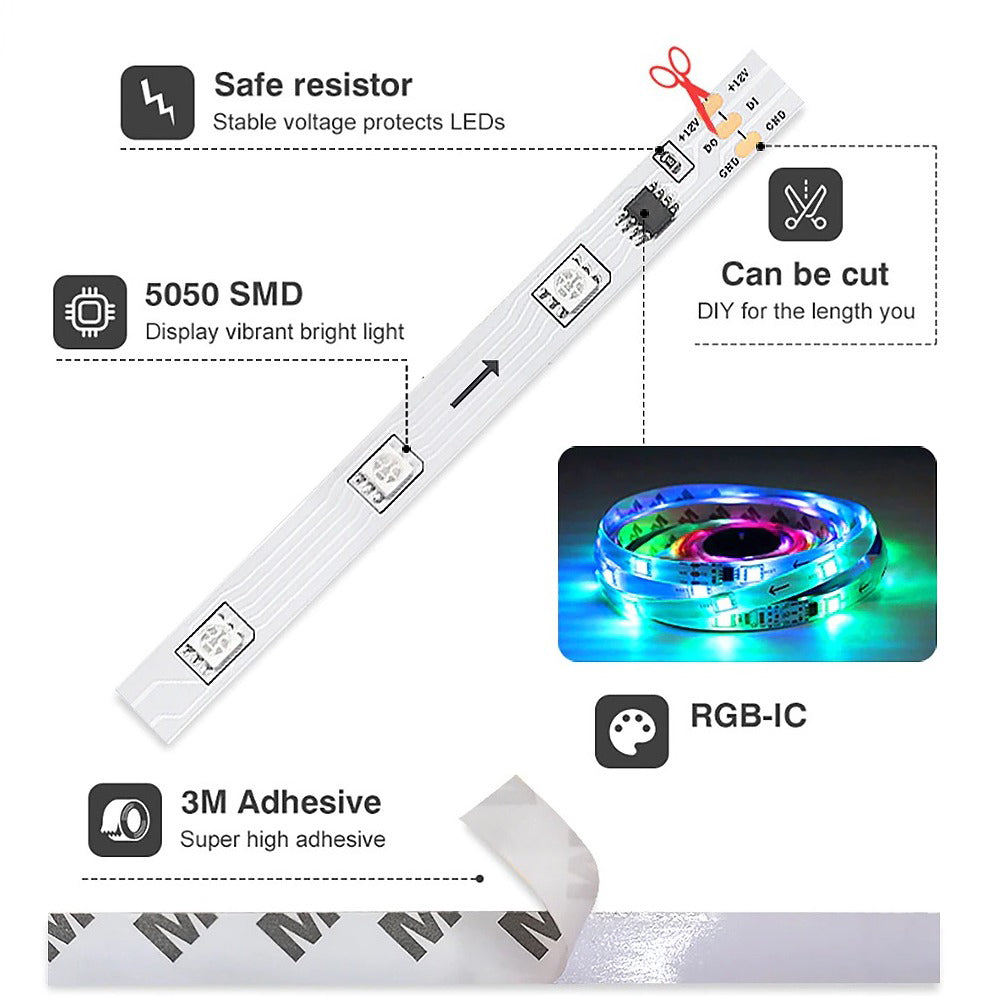 Multicolor LED-Lichtstrip