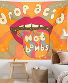 Drop Acid Not Bombs Wandtapijt