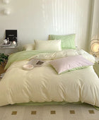 Dusty Pastel Katoenen Beddengoedset