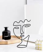 Face Art Outline Wire Decor