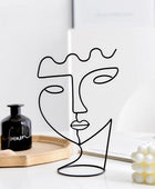 Face Art Outline Wire Decor
