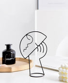Face Art Outline Wire Decor