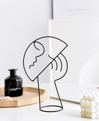 Face Art Outline Wire Decor