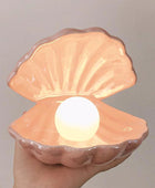 Nachtlamp met Schelp en Parel