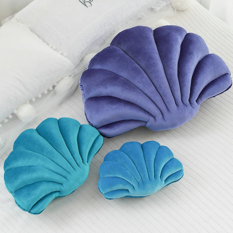 Velvet Zee Schelp Pluche Kussen