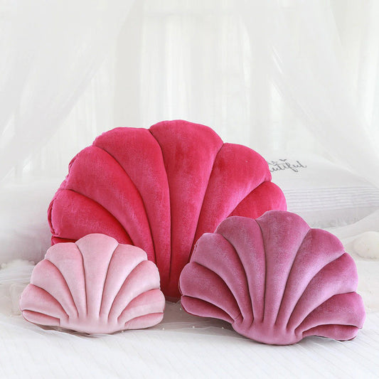 Velvet Zee Schelp Pluche Kussen