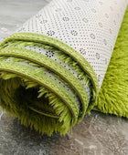 Fluffy Vloerkleed in Groene Grasstijl
