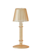 Franse Vintage Glazen Kaarsenhouder