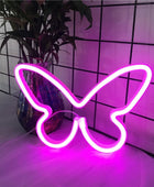 Vlinder Neon Bord