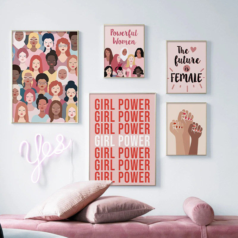 Girl Power Canvas Posters