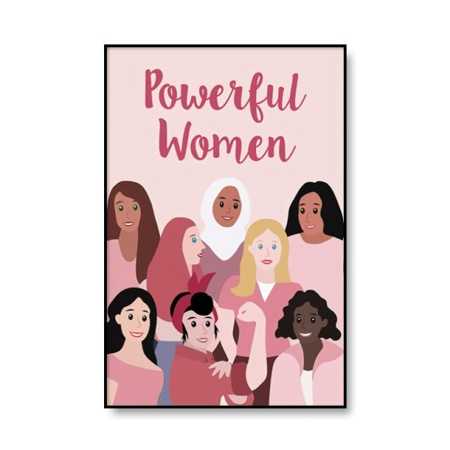 Girl Power Canvas Posters